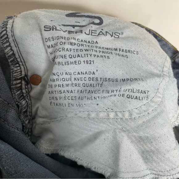 Silver Suki Jeans Low Rise Boot Cut Size 26 - Picture 8 of 9
